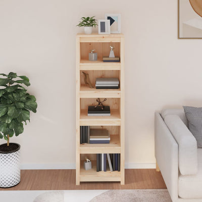 Kirjahylly 50x35x154 cm täysi mänty
