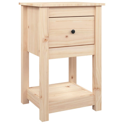 Yöpöydät 2 kpl 40x35x61,5 cm täysi mänty