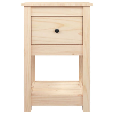 Yöpöydät 2 kpl 40x35x61,5 cm täysi mänty