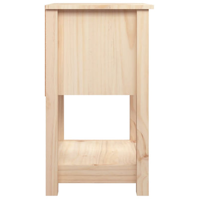 Yöpöydät 2 kpl 40x35x61,5 cm täysi mänty