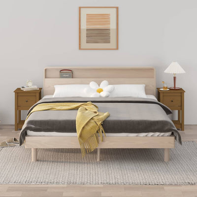 Hunajanruskea yöpöydät Podgoria 40x35x61,5cm (2 kpl, mänty)