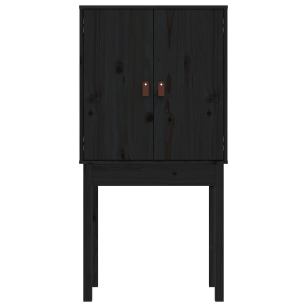 Musta kaappi Ilaron 60x40x120cm (mänty)