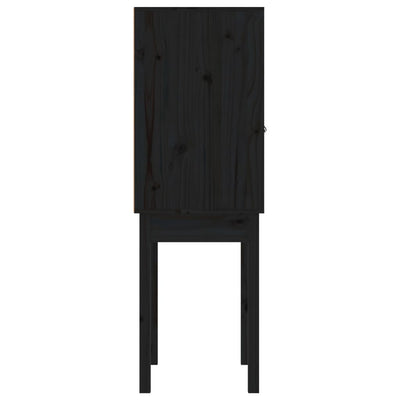 Kaappi musta 60x40x120 cm täysi mänty