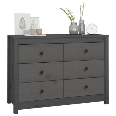Senkki harmaa 100x40x72 cm täysi mänty