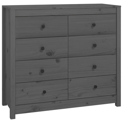 Senkki harmaa 100x40x90 cm täysi mänty