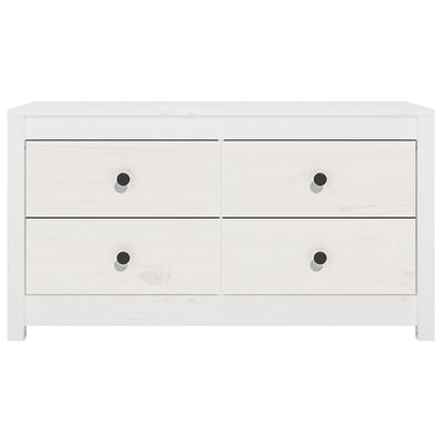 Senkki valkoinen 100x40x54 cm täysi mänty