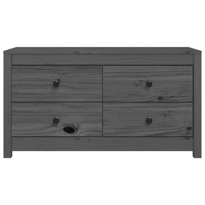 Senkki harmaa 100x40x54 cm täysi mänty