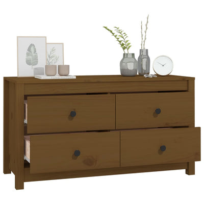 Hunajanruskea tv-taso Merghani 100x40x54cm (mänty)