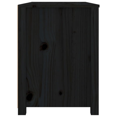 Senkki musta 100x40x54 cm täysi mänty