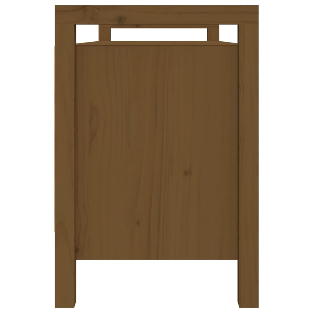 Hunajanruskea eteisen penkki Garofina 110x40x60cm (mänty)