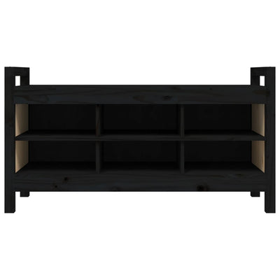 Musta eteisen penkki Garofina 110x40x60cm (mänty)