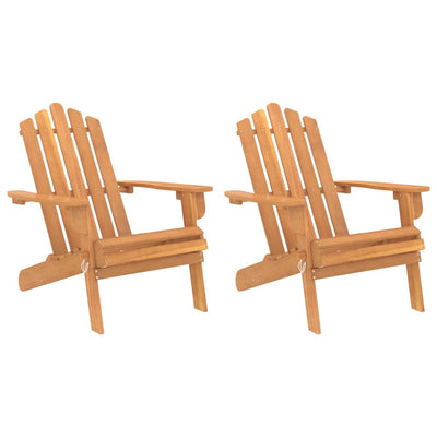 Puutarhan Adirondack tuolit 2 kpl täysi akasiapuu