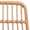 Puutarhatuolit 2 kpl 48x62x84 cm PE rottinki