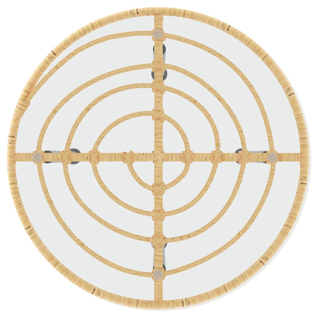 Ruokapöytä Odisea Ø50cm (karkaistu lasi ja teräs)