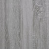Sohvapöytä harmaa Sonoma 102x50x40 cm tekninen puu ja rauta
