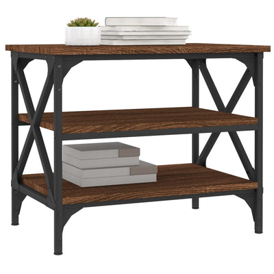 Ruskea sivupöytä Zhu 55x38x45cm (puinen)