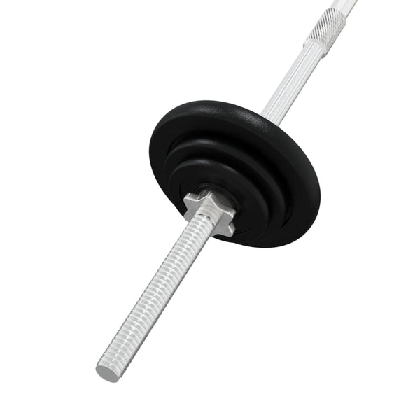 Painonnostotanko ja käsipainosarja levyillä 90 kg valurauta