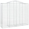 Kaarevat kivikorit 20 kpl 200x50x160/180 cm galvanoitu rauta