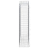 Kaarevat kivikorit 7 kpl 200x50x200/220 cm galvanoitu rauta