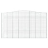 Kaarevat kivikorit 25 kpl 400x30x220/240 cm galvanoitu rauta