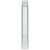 Kaarevat kivikorit 15 kpl 200x30x200/220 cm galvanoitu rauta
