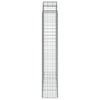 Kaarimaiset gabionkorit 18 kpl 200x50x220/240 cm galvanoitu rauta