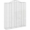 Kaarimaiset gabionkorit 20 kpl 200x50x220/240 cm galvanoitu rauta