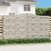 Kaarevat kivikorit 25 kpl 400x30x220/240 cm galvanoitu rauta