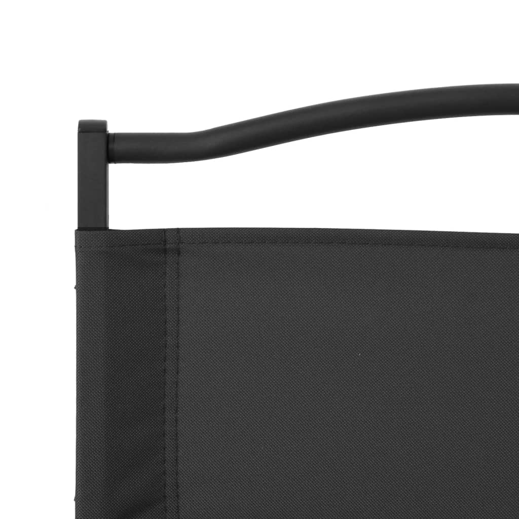 Musta retkituolit Gyany 54x43x59cm (2 kpl oxford kangas)
