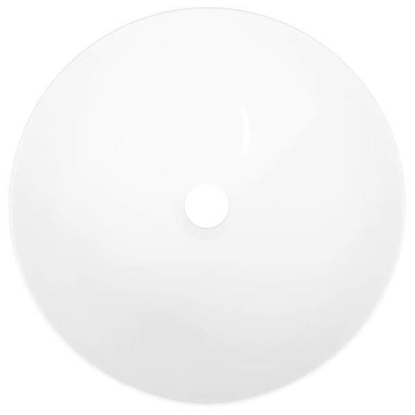 Valkoinen pesuallas Noelin 36x15cm (keraaminen pyöreä)