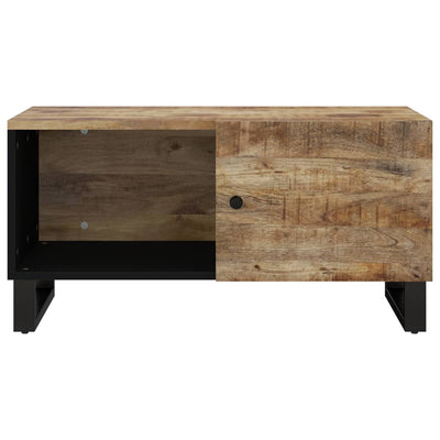Sohvapöytä 80x50x40 cm täysi mangopuu ja tekninen puu