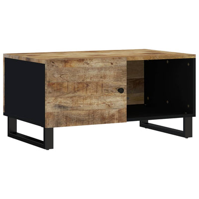 Sohvapöytä 80x50x40 cm täysi mangopuu ja tekninen puu