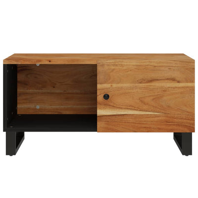 Sohvapöytä 80x50x40 cm täysi akasiapuu ja tekninen puu