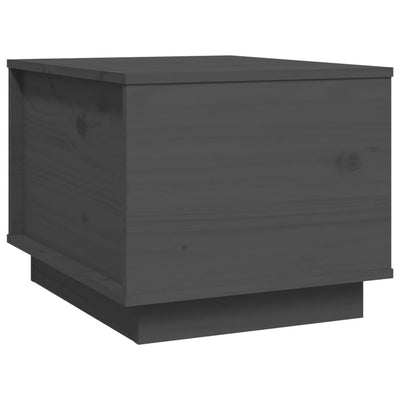 Sohvapöytä harmaa 40x50x35 cm täysi mänty