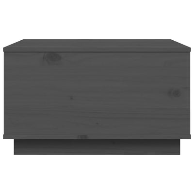 Sohvapöytä harmaa 60x50x35 cm täysi mänty