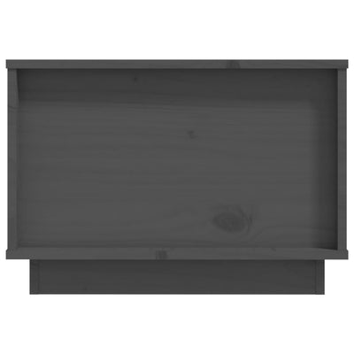 Sohvapöytä harmaa 60x50x35 cm täysi mänty