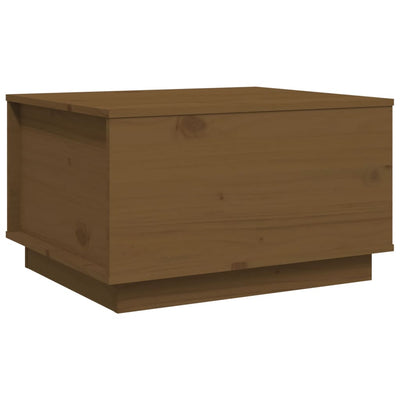 Sohvapöytä hunajanruskea 60x50x35 cm täysi mänty
