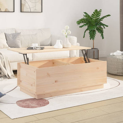 Sohvapöytä 100x50x35 cm täysi mänty
