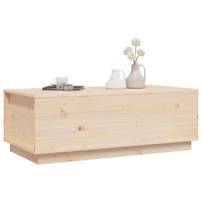 Sohvapöytä 100x50x35 cm täysi mänty