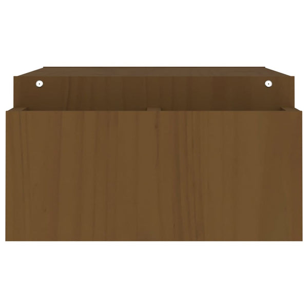 Näyttökoroke hunajanruskea 100x27,5x15 cm täysi mänty