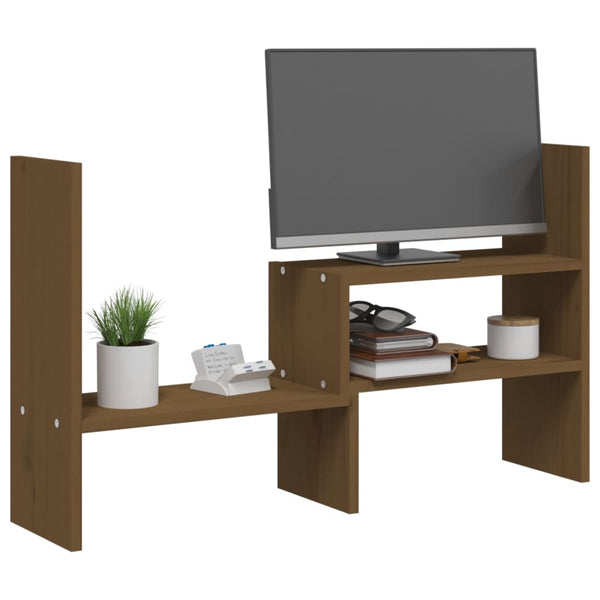 Näyttökoroke hunajanruskea (39-72) x 17 x 43 cm täysi mänty