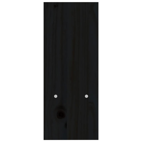 Näyttökoroke musta (39-72)x17x43 cm täysi mänty