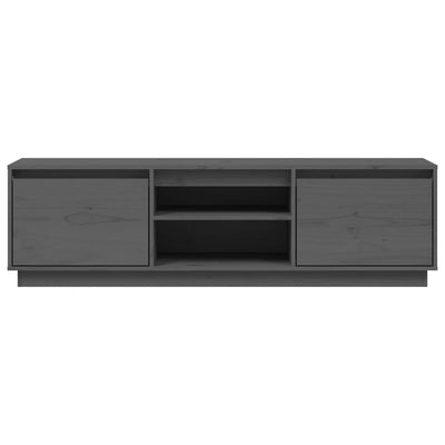 TV-taso harmaa 140x35x40 cm täysi mänty