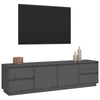 TV-taso harmaa 176x37x47,5 cm täysi mänty