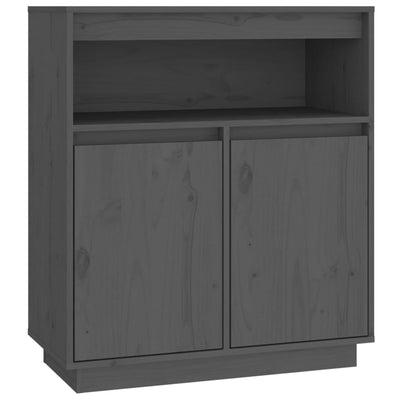 Senkki harmaa 70x34x80 cm täysi mänty