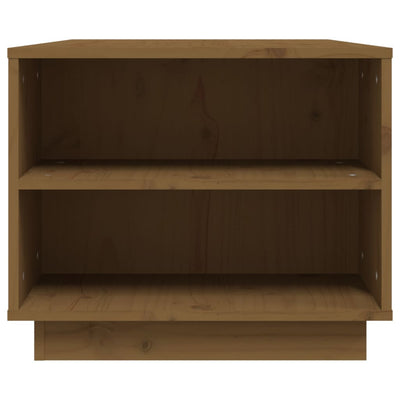 Sohvapöytä hunajanruskea 90x49x40,5 cm täysi mänty