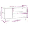 TV-taso 80x35x40,5 cm täysi mänty