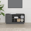 TV-taso harmaa 80x35x40,5 cm täysi mänty