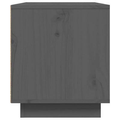 TV-taso harmaa 80x35x40,5 cm täysi mänty