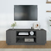 TV-taso harmaa 110x35x40,5 cm täysi mänty
